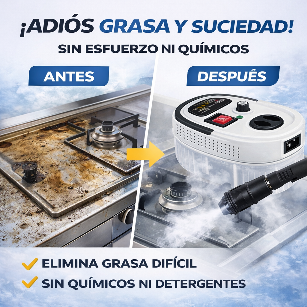 ⚡ Elimina grasa, sarro y suciedad difícil sin fregar💨✨