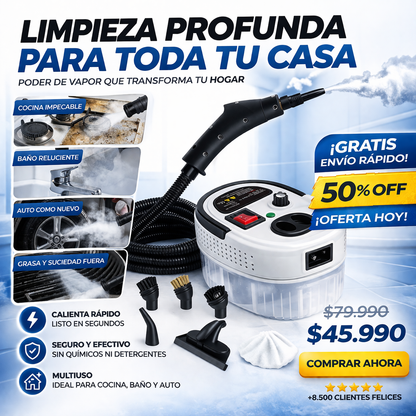 ⚡ Elimina grasa, sarro y suciedad difícil sin fregar💨✨